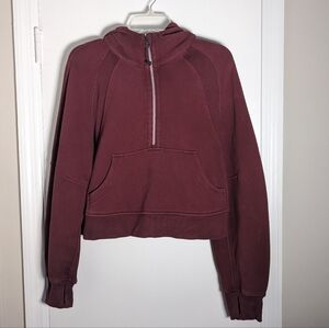 Lululemon Scuba Half Zip- Garnet (S)